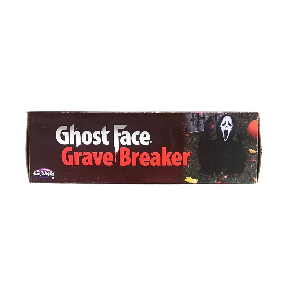 Ghost Face Grave Breaker Life Sized Halloween Prop Fun World Scream 91100GFM